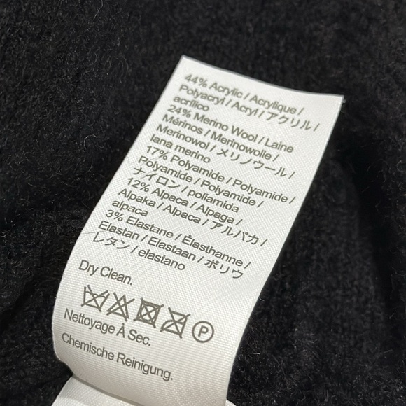 J Crew Stretch Merino Wool Alpaca V-Neck Tunic Sweater Sz L - Picture 4 of 8